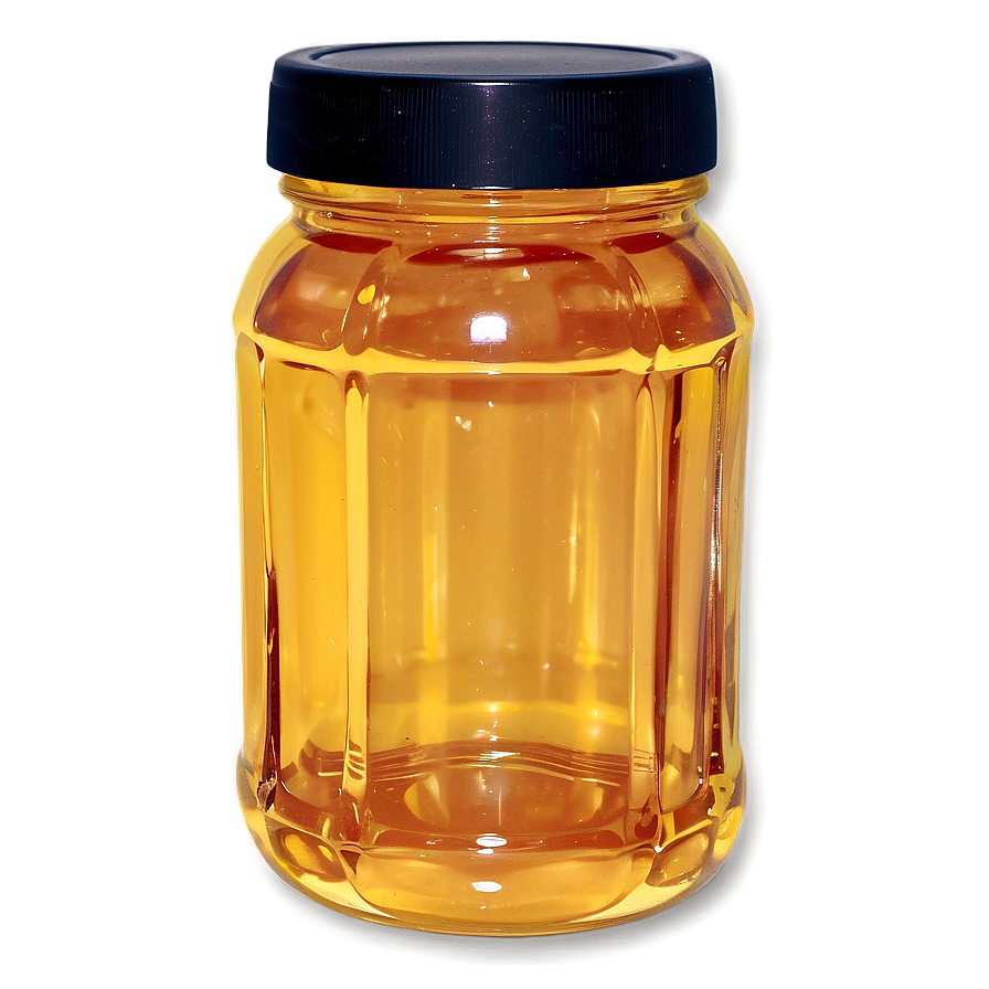 Glass Honey Jar Png 06212024 PNG image