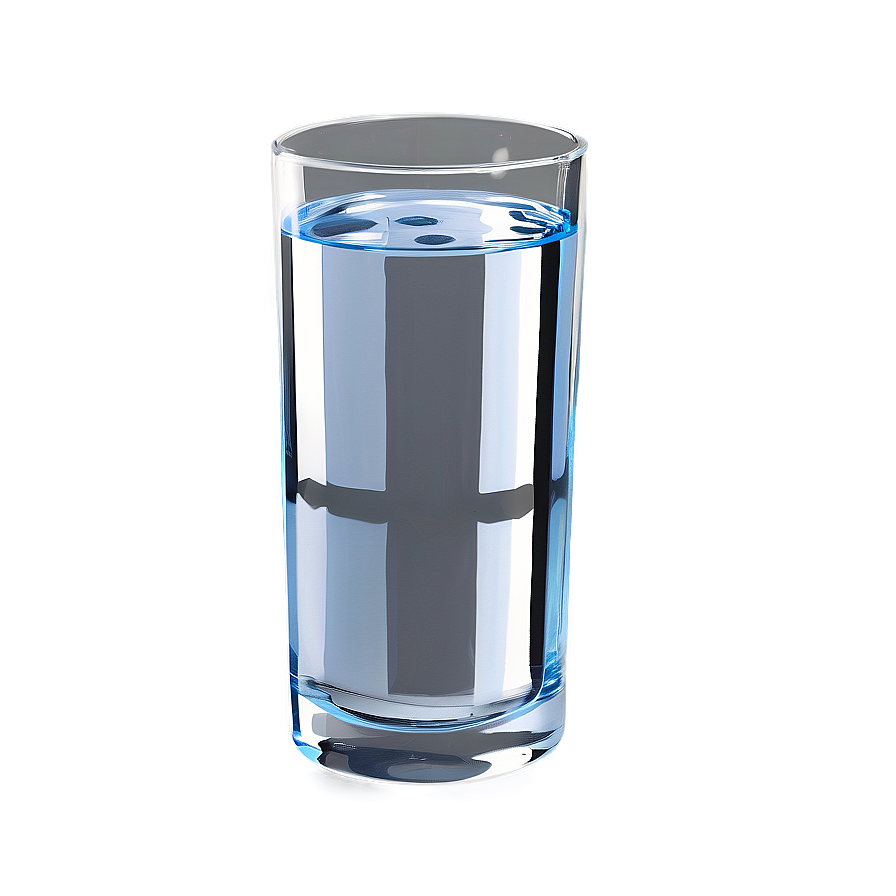 Glass Of Water Reflection Png Vxo PNG image