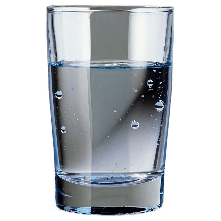 Glass Of Water With Drops Png Wey PNG image