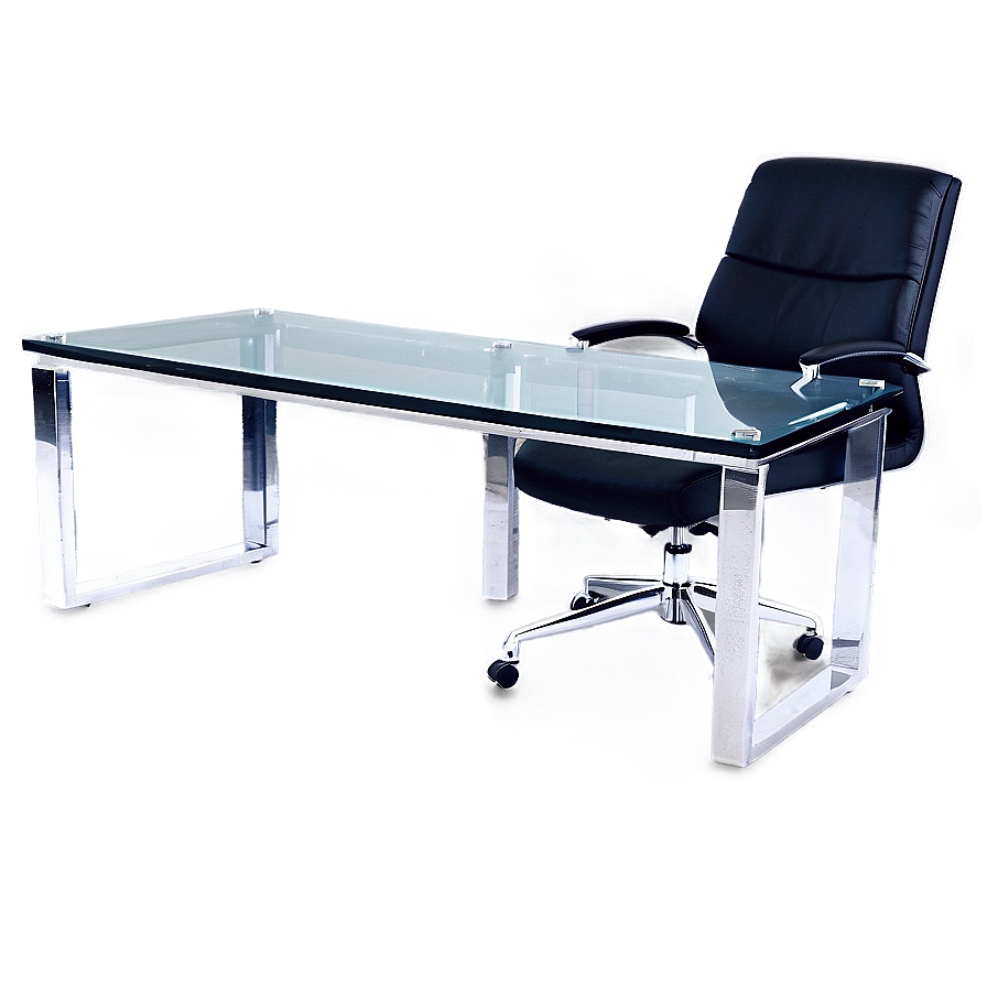 Glass Office Desk Png Eyu PNG image