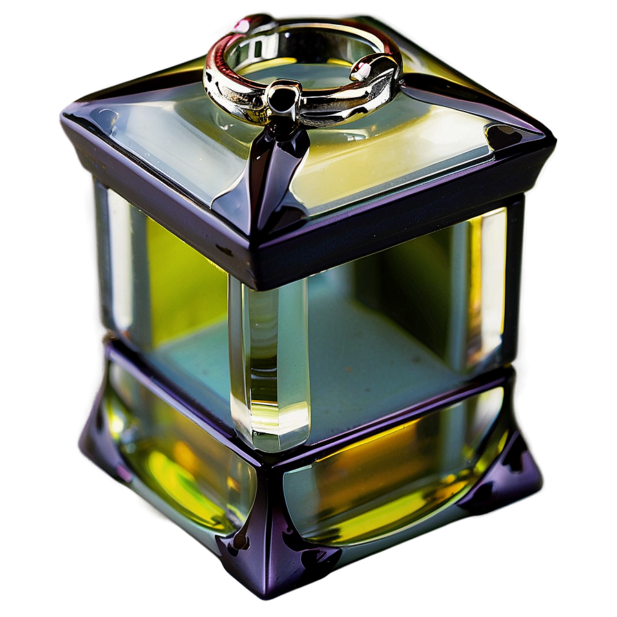 Glass Ring Bearer Box Png 06282024 PNG image