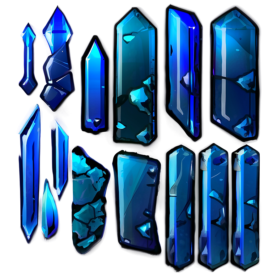 Glass Shards Icon Png Clf18 PNG image