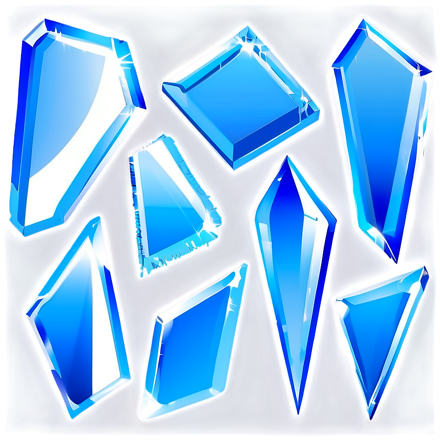 Glass Shards Vector Png 06212024 PNG image