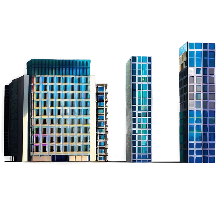 Glass Skyscraper Reflection Png 80 PNG image