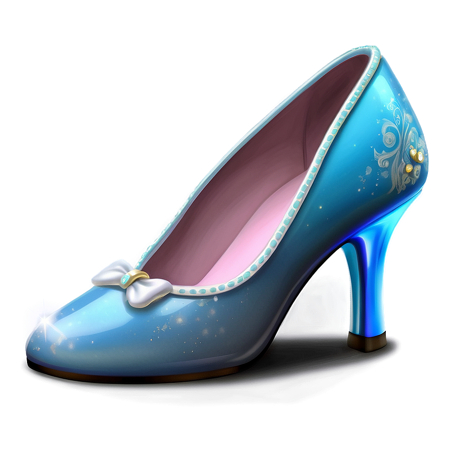 Glass Slipper With Soft Glow Png 86 PNG image