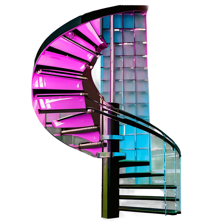 Glass Spiral Staircase Png Ydj11 PNG image