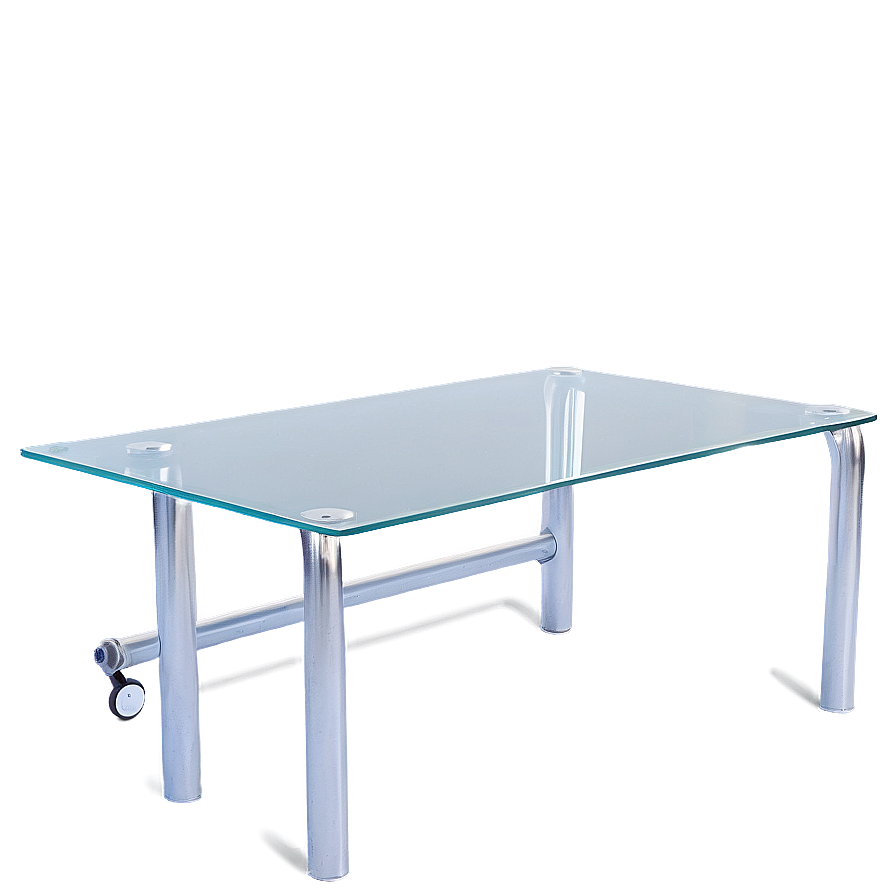 Glass Top Desk Png 05042024 PNG image