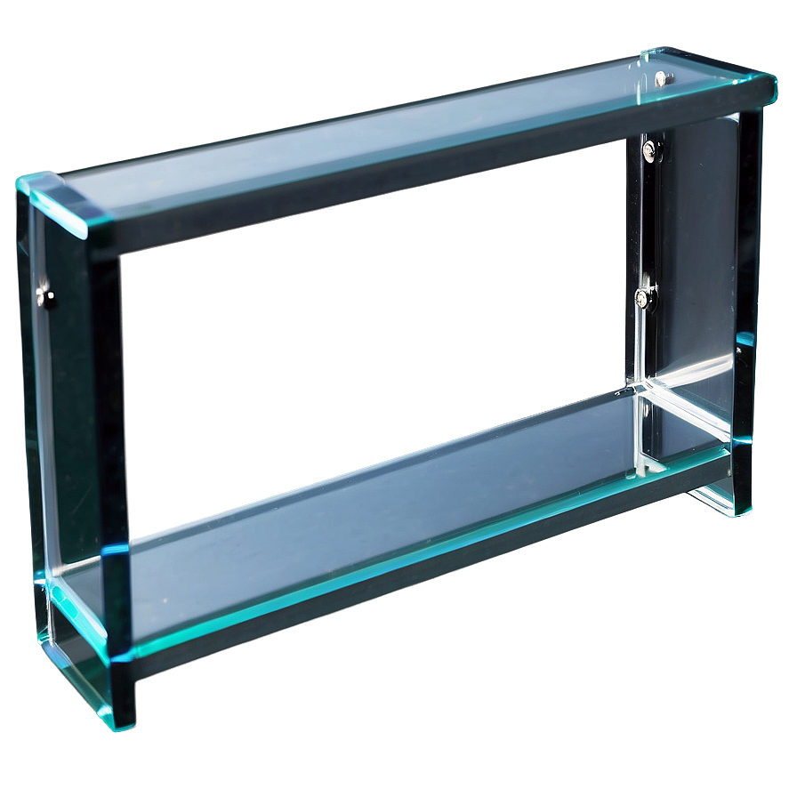 Glass Wall Shelf Decor Png Egd PNG image