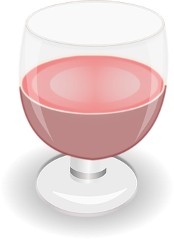 Glassof Rose Wine Icon PNG image