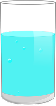 Glassof Water Vector Illustration PNG image