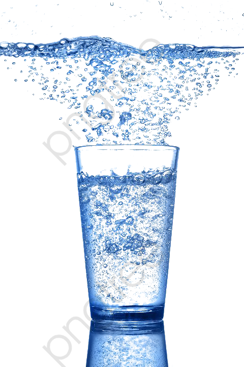 Glassof Waterwith Bubbles PNG image