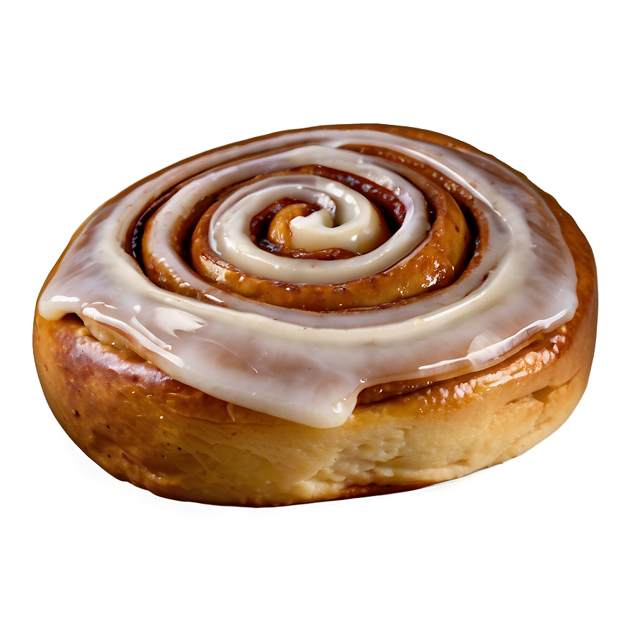 Glazed Cinnamon Roll Treat Png 06122024 PNG image