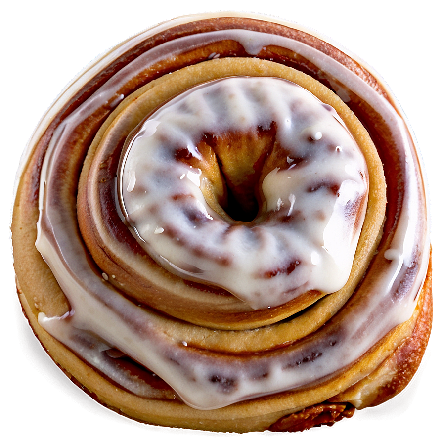 Glazed Cinnamon Roll Treat Png 42 PNG image