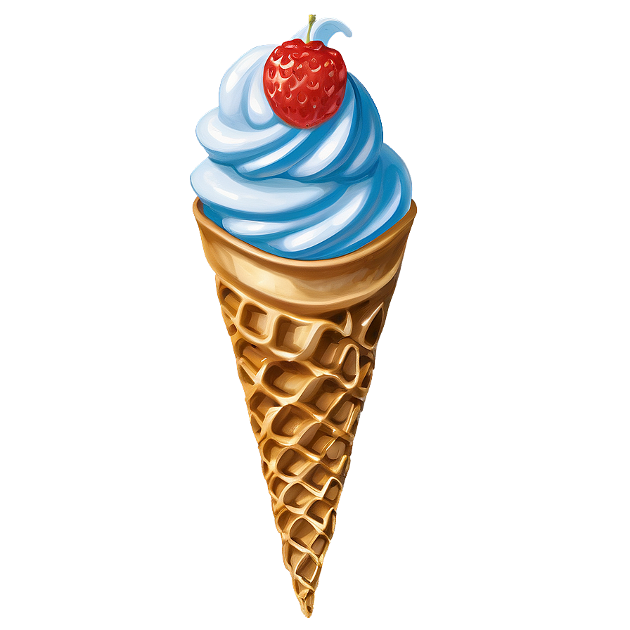 Glazed Waffle Cone Png 7 PNG image