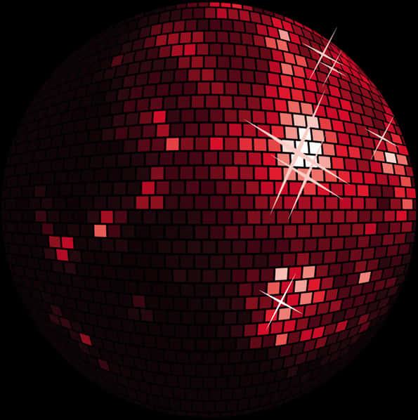 Gleaming Disco Ball Nightlife PNG image