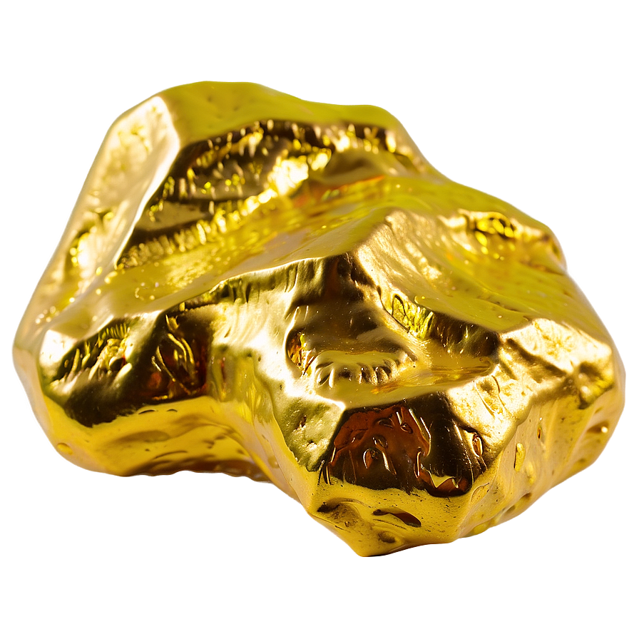 Gleaming Gold Nugget Png 48 PNG image