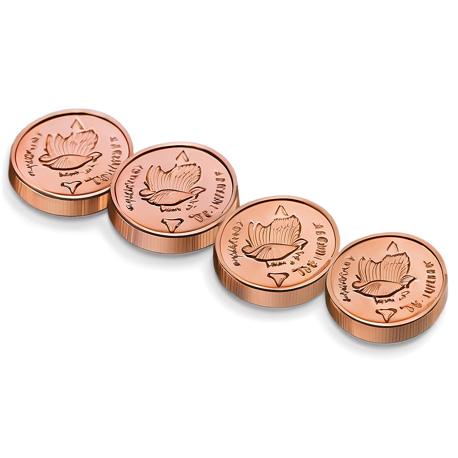 Gleaming Pennies Png Bnx51 PNG image