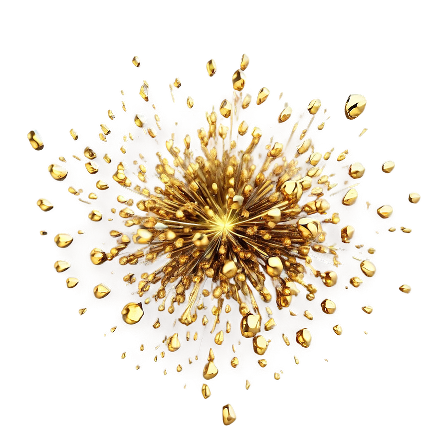 Glimmering Gold Particles Png 06122024 PNG image