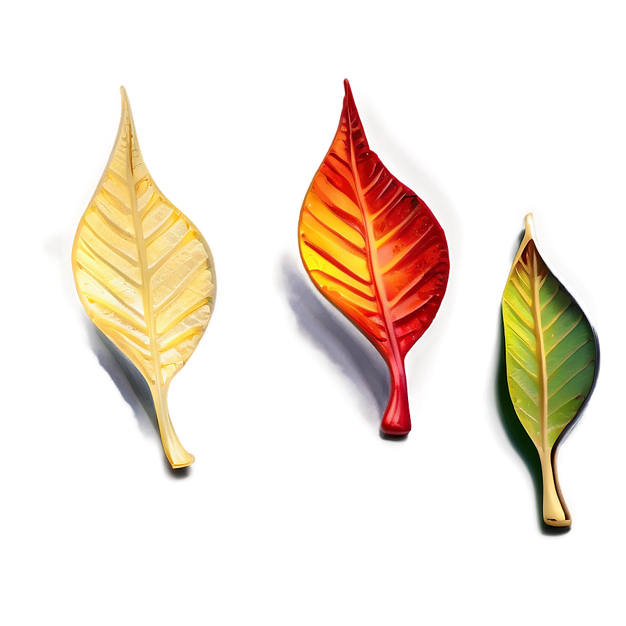 Glistening Fall Leaves Png 05042024 PNG image