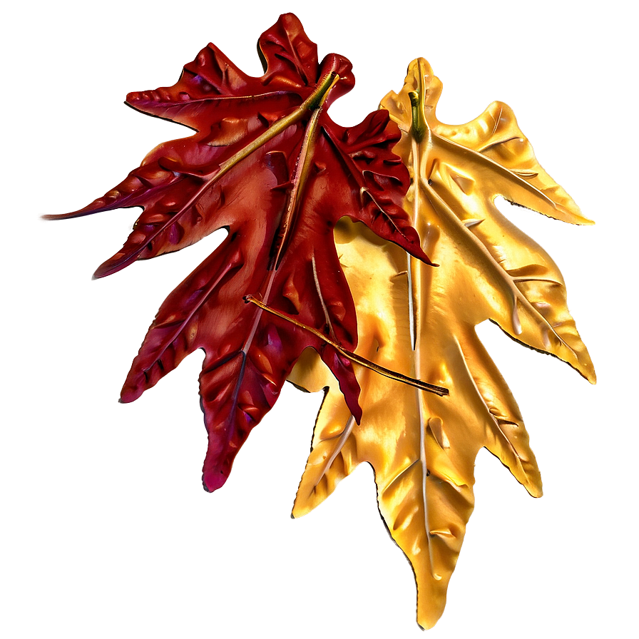 Glistening Fall Leaves Png 05042024 PNG image