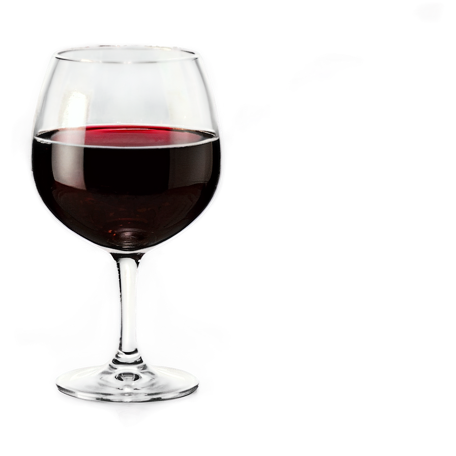 Glistening Red Wine Glass Png Fme13 PNG image