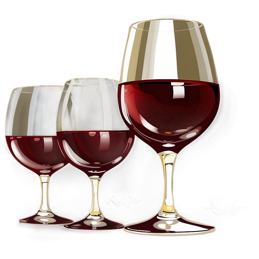 Glistening Red Wine Glass Png Sjh98 PNG image