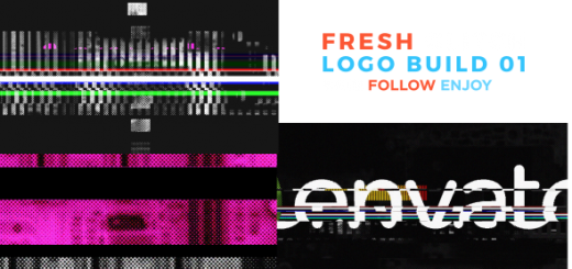 Glitch Effect Logo Preview PNG image