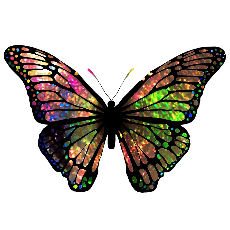 Glitter Butterfly Wing Png Jat73 PNG image