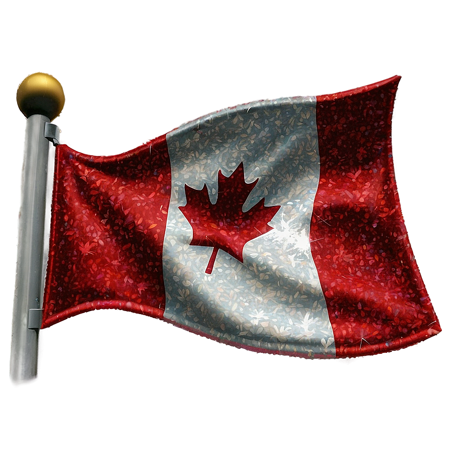 Glitter Canada Flag Sparkle Png Bio PNG image