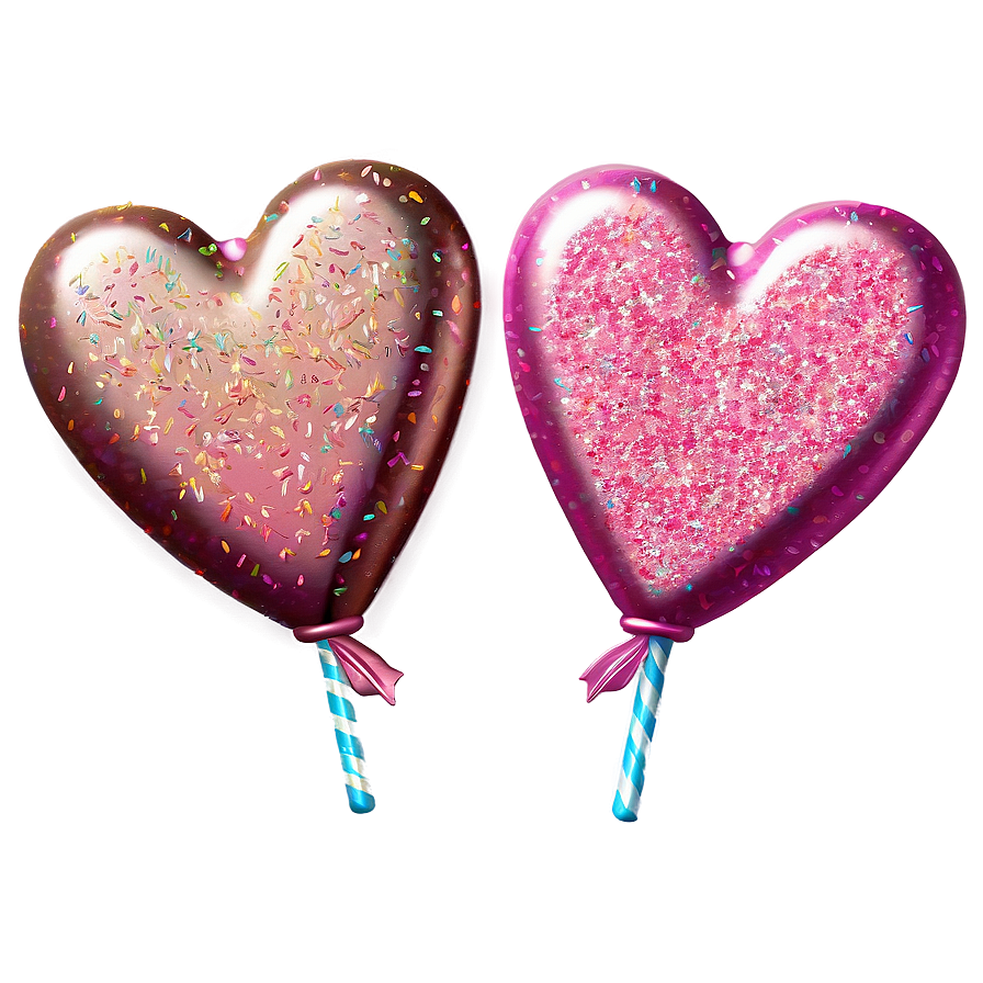 Glitter Candy Hearts Png Pys17 PNG image