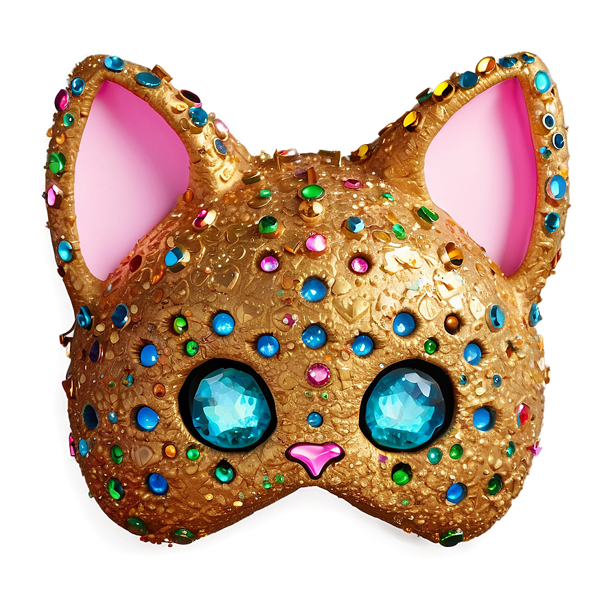 Glitter Cat Ear Png Mat PNG image