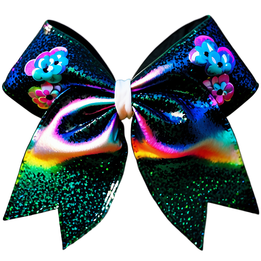 Glitter Cheer Bow Png Qeb86 PNG image