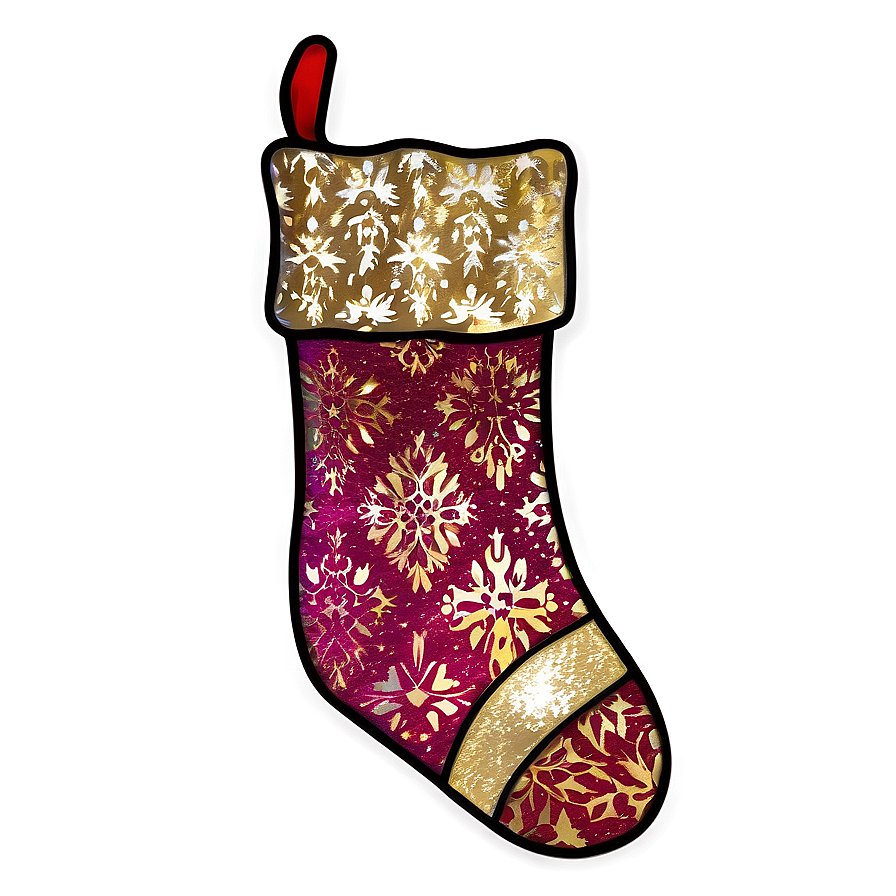 Glitter Christmas Stocking Png 83 PNG image