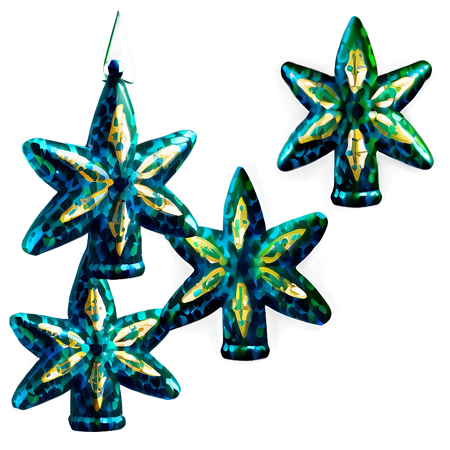 Glitter Christmas Tree Star Png Kue85 PNG image