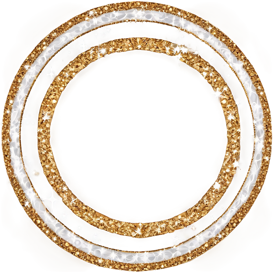 Glitter Circle Frame Png Jeq5 PNG image