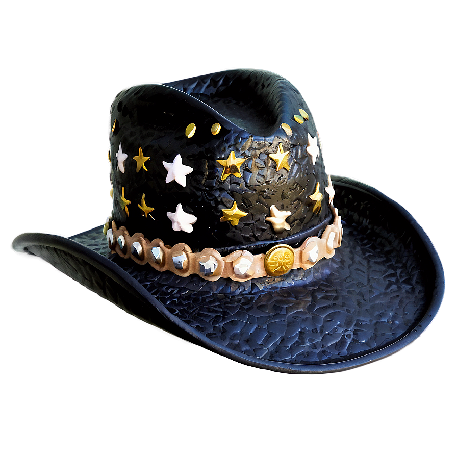 Glitter Cowboy Hat Png Gcb10 PNG image