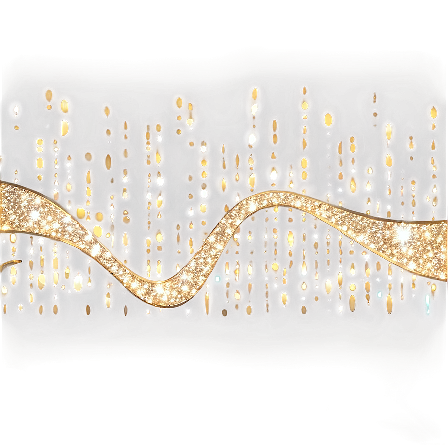 Glitter Decorative Line Png Klg87 PNG image