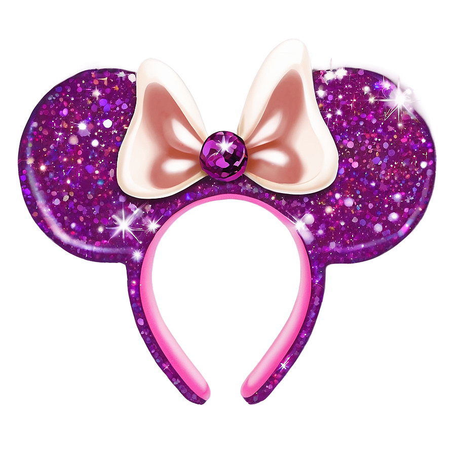 Glitter Disney Ears Png 06272024 PNG image