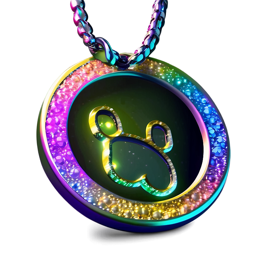 Glitter Dog Tag Png 06122024 PNG image