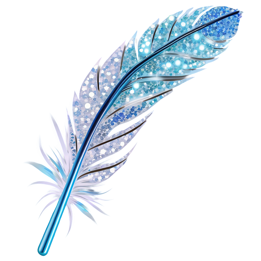 Glitter Feather Soft Png Tfo PNG image