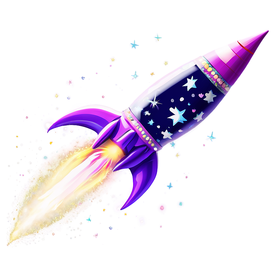 Glitter Firework Rocket Png 06212024 PNG image