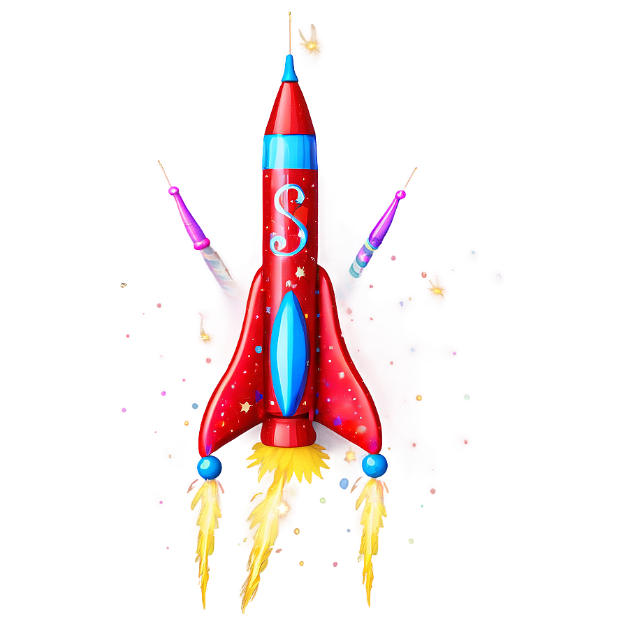 Glitter Firework Rocket Png Xvh PNG image