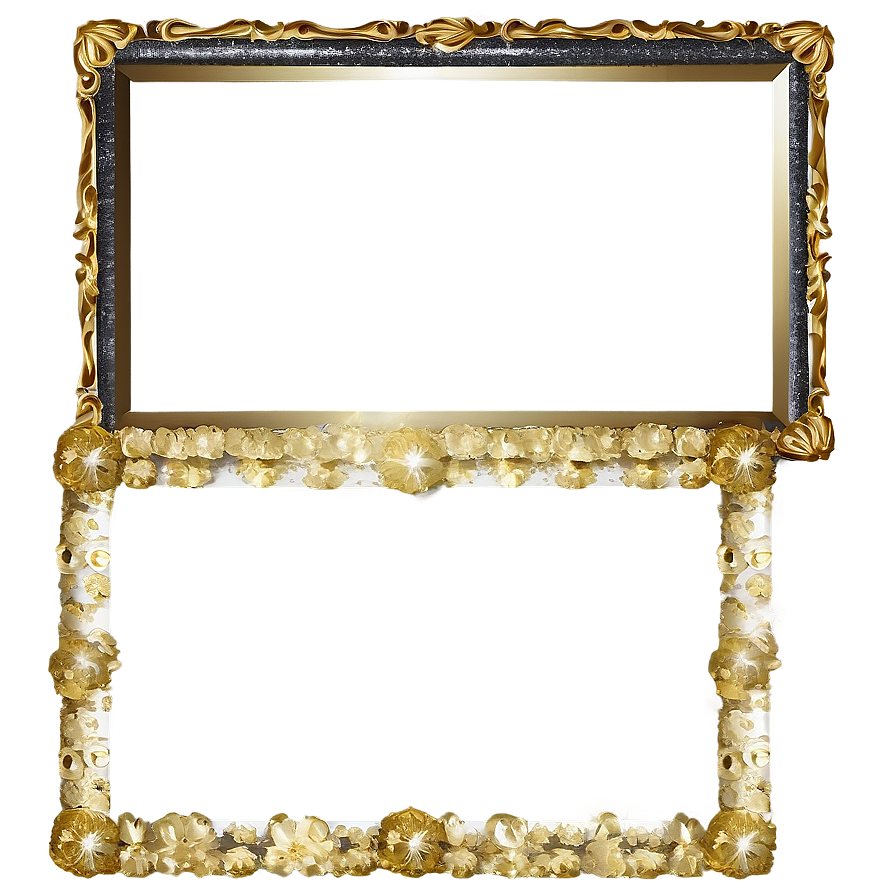 Glitter Frame Png Idp PNG image