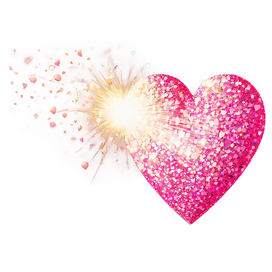 Glitter Heart Clipart Artwork Png Nmt85 PNG image