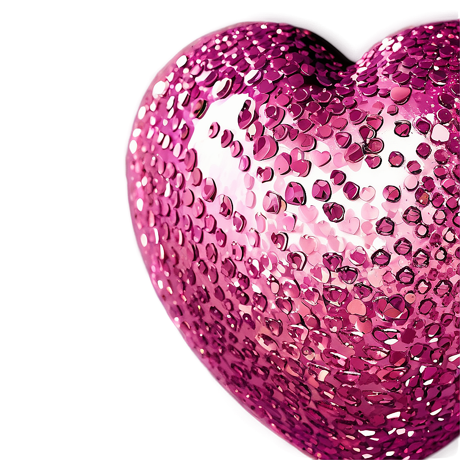 Glitter Heart Clipart Png 40 PNG image