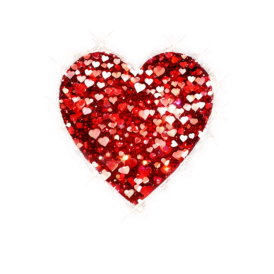 Glitter Hearts Png Aod52 PNG image
