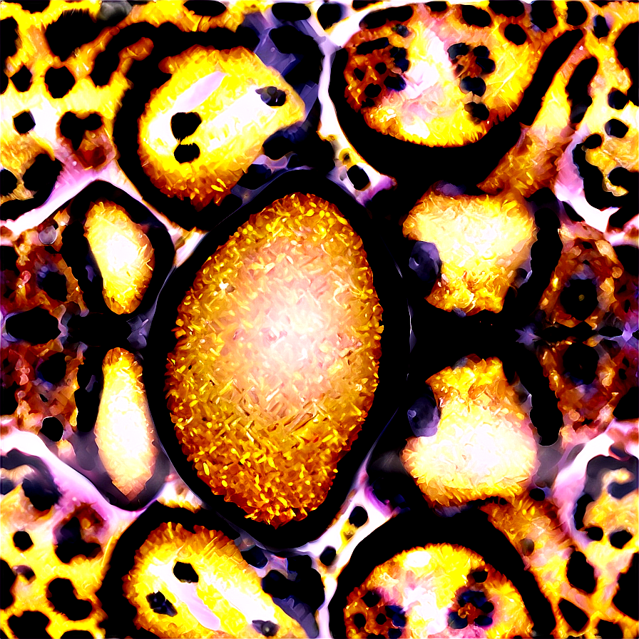 Glitter Leopard Pattern Png Xgj33 PNG image