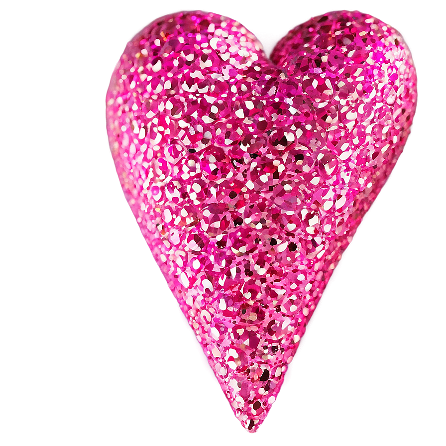 Glitter Love Heart Png Hbm PNG image