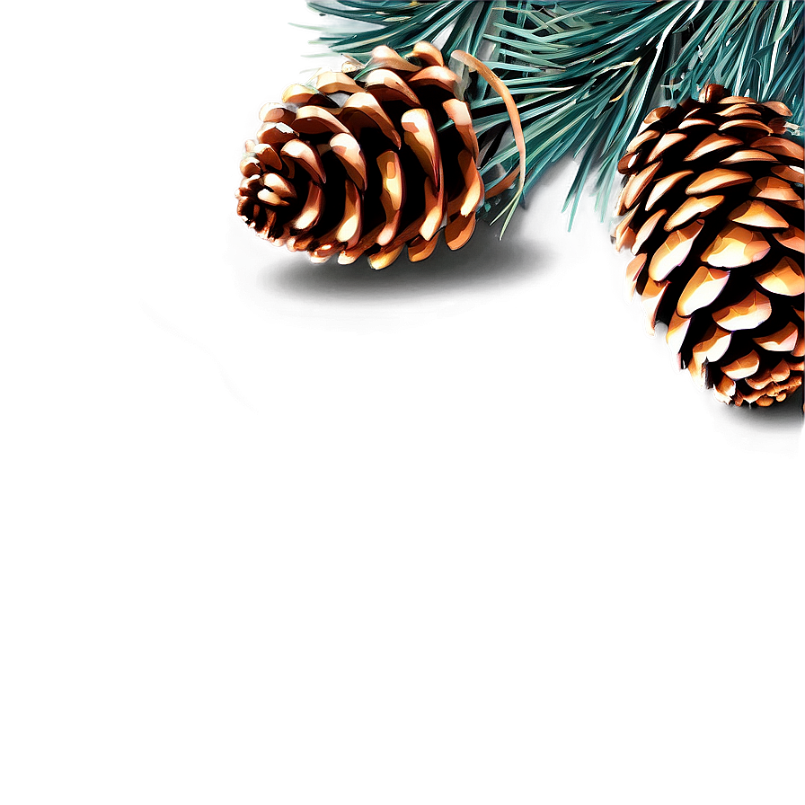 Glitter Pinecone Decoration Png Rua PNG image