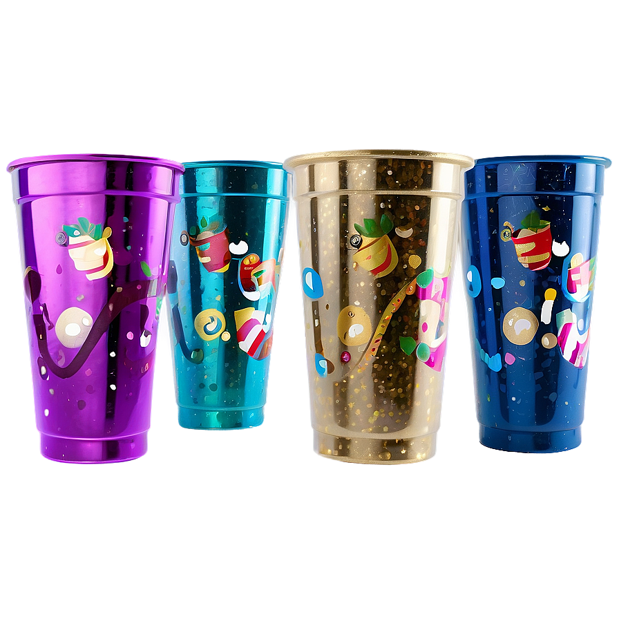 Glitter Plastic Cup Png Ddy80 PNG image